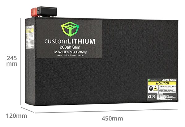 Custom Lithium 200ah Slim Lithium Battery